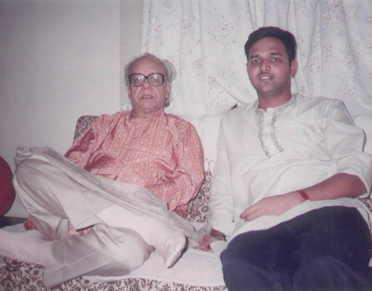 With Legendary Tabla Player Ustad Allarakha Khan Saheb