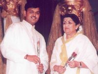 With Bharat Ratna Lata Mangeshkar